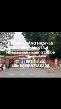 Nhà riêng Dương Quảng Hàm Cầu Giấy 55m² - Chính chủ bán gấp!