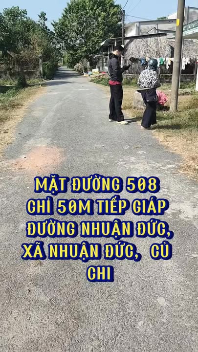 Bán Gấp Nhà Cấp 4 Mặt Tiền Đường 508, Củ Chi - 1700m² Sổ Hồng Riêng