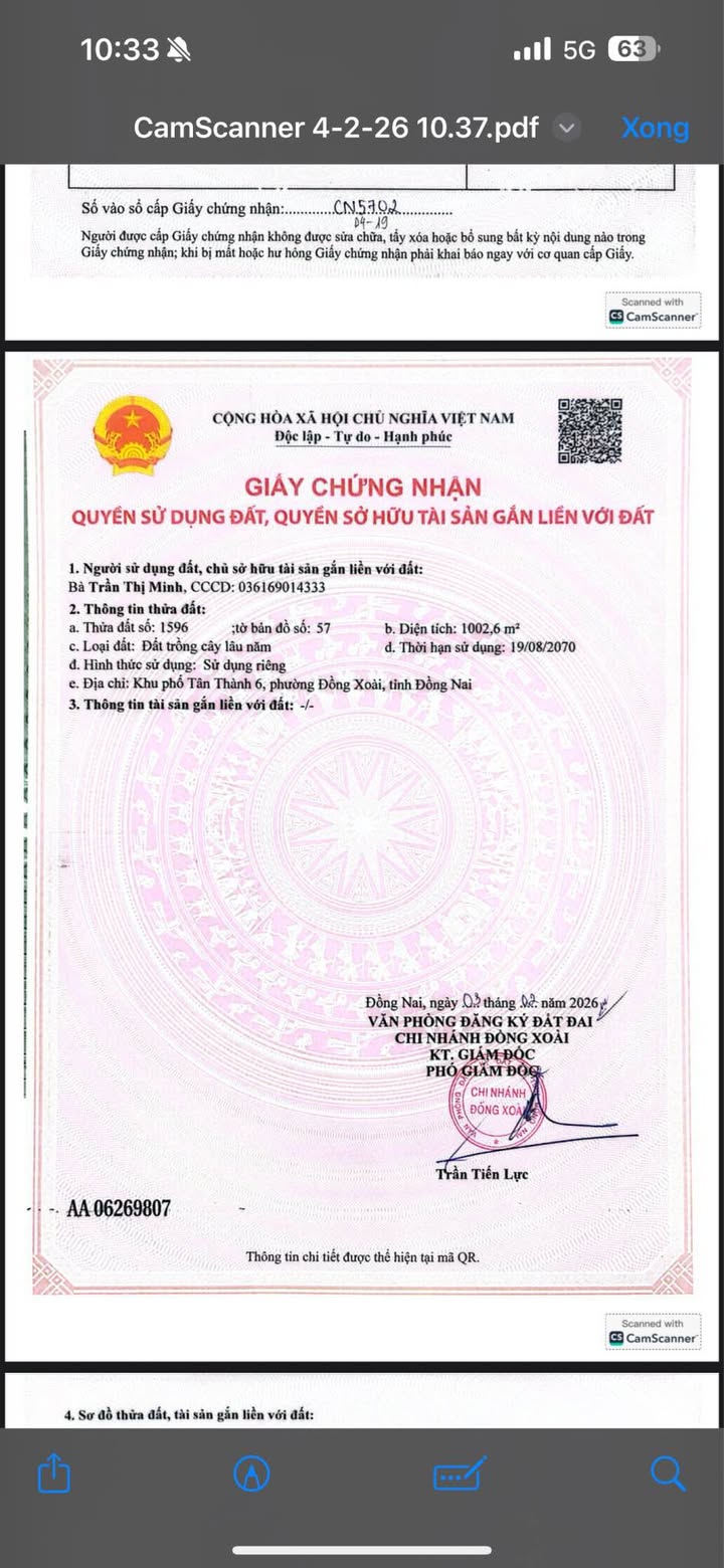 Đất nền Đồng Xoài 1000m² - Đầu tư sinh lời hấp dẫn!