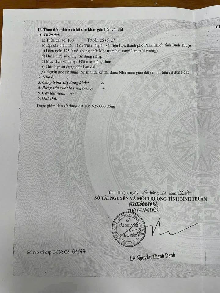 Đất thổ cư 125m² Tuy Đức, Đắk Nông - Sổ đỏ, đường nhựa, giá 1.45 tỷ
