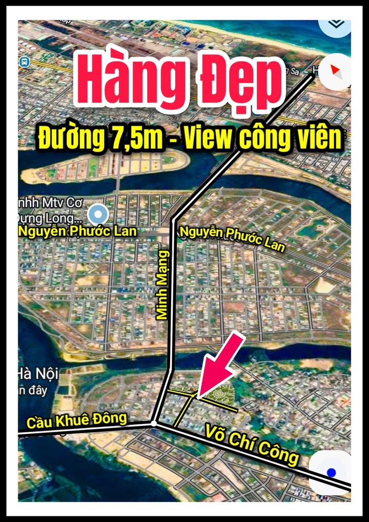 Đất nền Cẩm Lệ 100m² - Sổ đỏ chính chủ, view công viên!