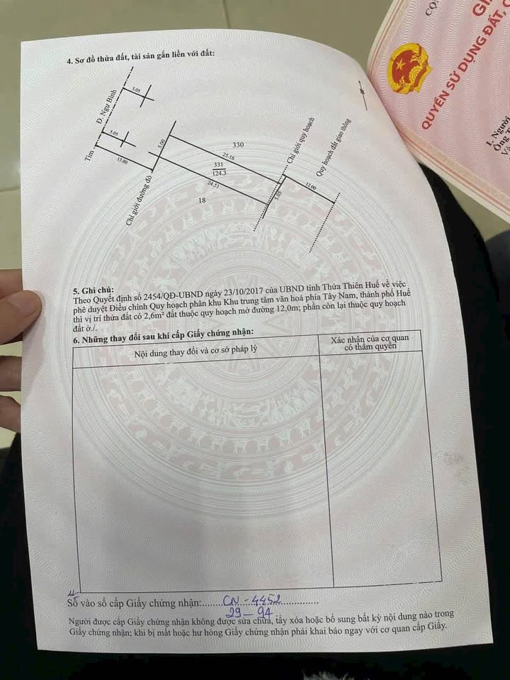 Đất Nền Đường Ngự Bình, Huế 124m² - Tiềm Năng Tăng Giá Vượt Trội!