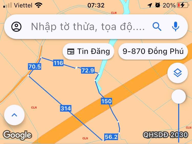 Đất vườn Tân Hưng Đồng Phú 3.5ha giá 5.95 tỷ - Đầu tư sinh lời