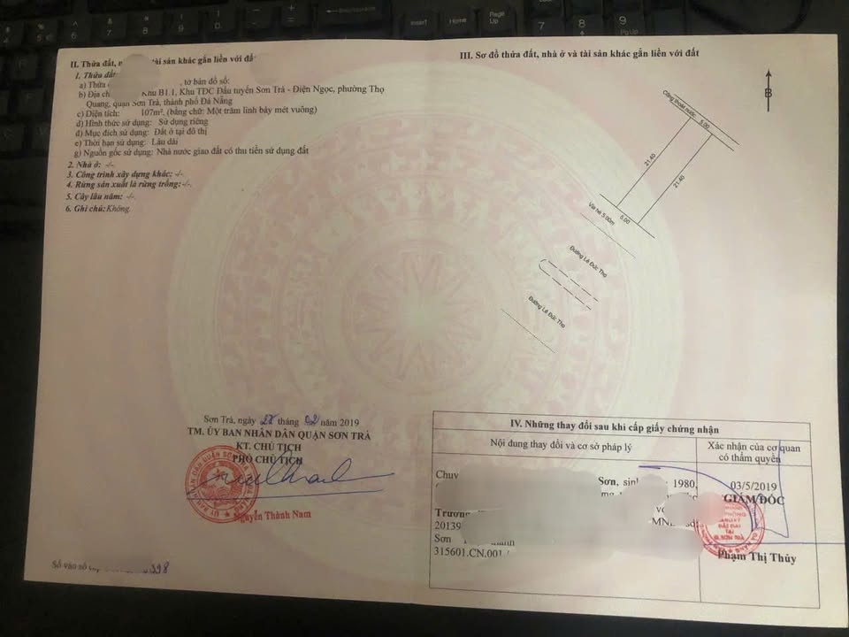 Đất nền Lê Đức Thọ Sơn Trà 214m² - Vị trí vàng, tiềm năng tăng giá!