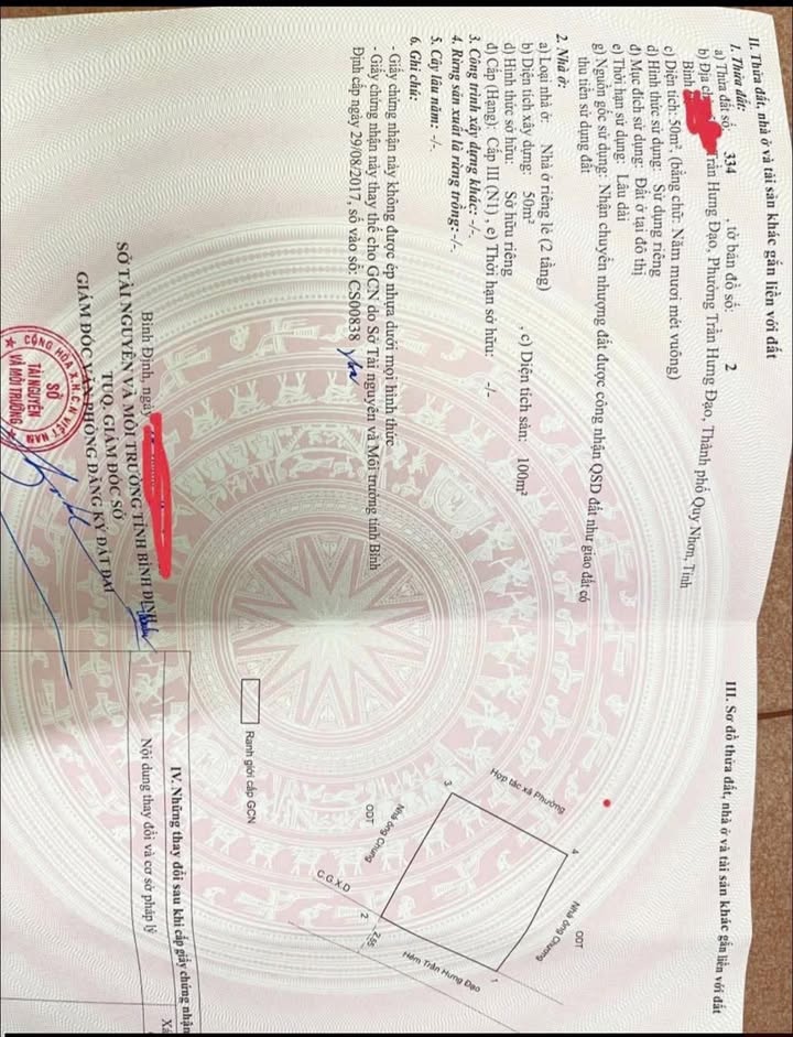 Nhà 50m² Trần Hưng Đạo, Quy Nhơn - Hẻm Rộng, Hướng Đông Nam, Giá 3.1 Tỷ