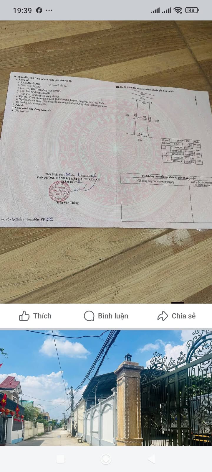 Bán Đất Nền 76m² Hưng Hà, Thái Bình - Sổ Đỏ Vuông Vắn, Giá Tốt