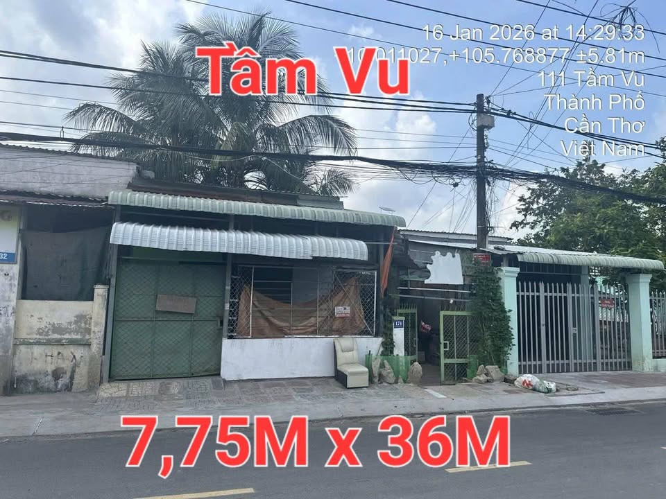 Nhà mặt tiền Tầm Vu Ninh Kiều 291m² giá 13,5 tỷ - Mặt tiền kinh doanh