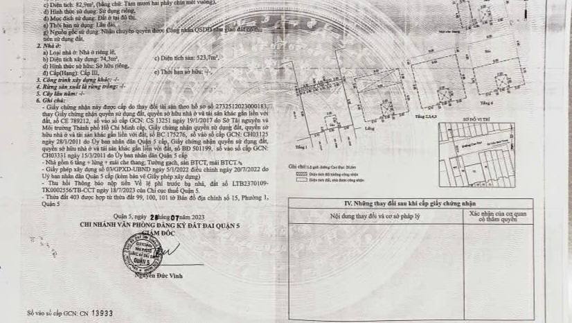 Nhà phố Đường Cao Đạt, Quận 5 48 tỷ - Mặt tiền kinh doanh đắc địa!