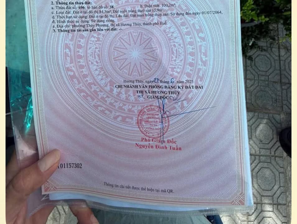 Đất nền Vương Thừa Vũ, Thủy Phương 500m² - Sổ đỏ chính chủ!