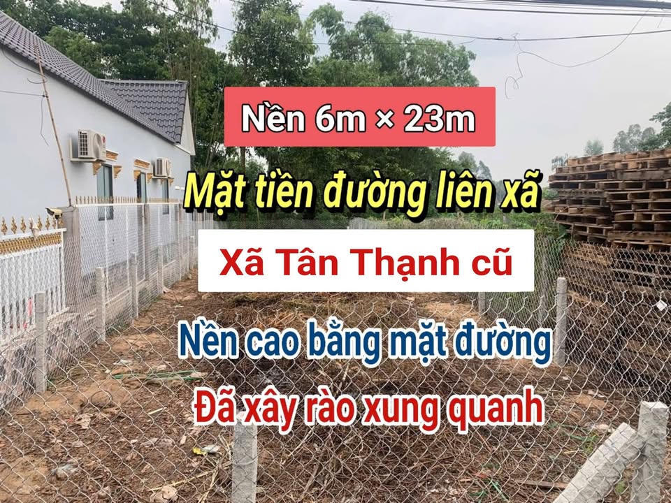 Bán Đất Nền 136.2m² Tân Thạnh, An Giang - Sổ Hồng Full Thổ Cư, Giá 650 Triệu
