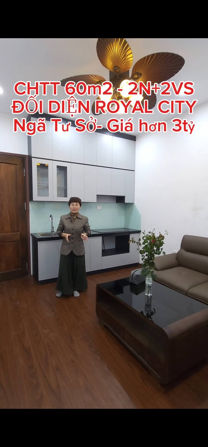 Bán căn hộ tập thể Thịnh Quang 60m² hơn 3 tỷ - Vị trí đẹp hiếm có!