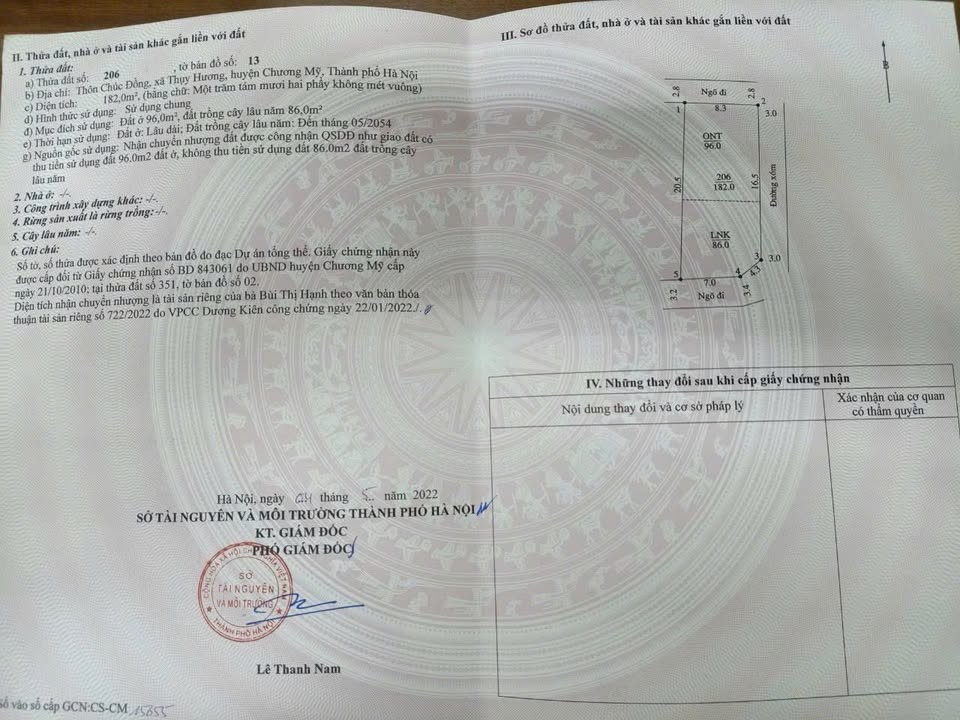 Đất nền Tiên Phương, Chương Mỹ 172m² - Tiềm năng tăng giá!