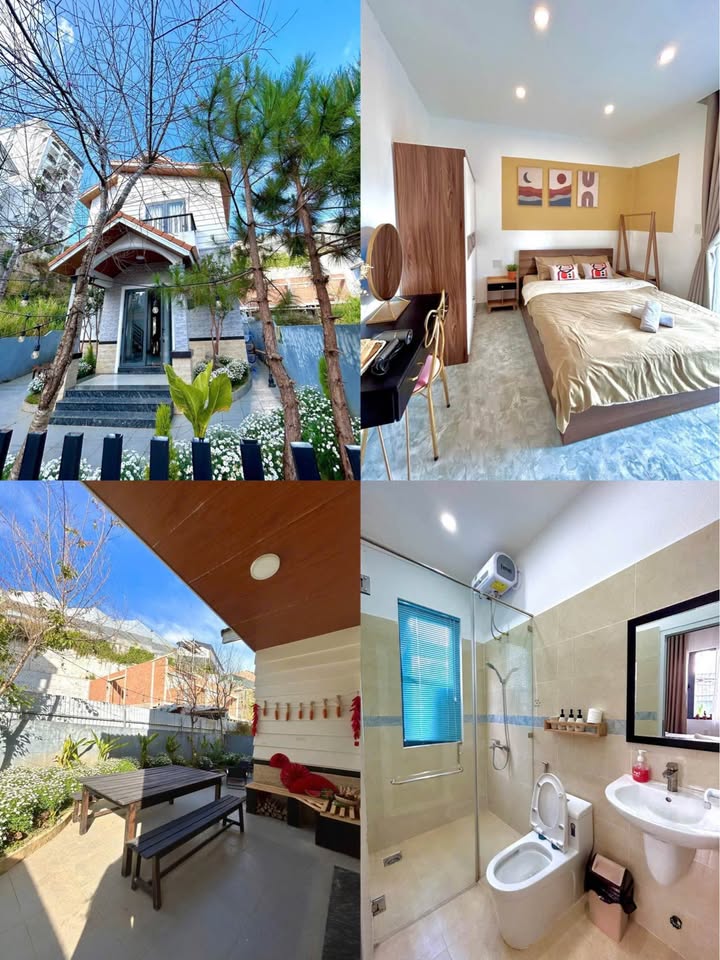 Villa Sân Vườn Vạn Thành P5 Đà Lạt 18 triệu/tháng - Sân vườn rộng rãi!