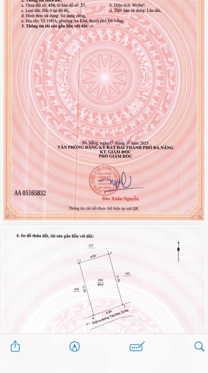 Đất nền Cẩm Lệ 80m² giá 3.5 tỷ - Đường ô tô, nở hậu tài lộc!