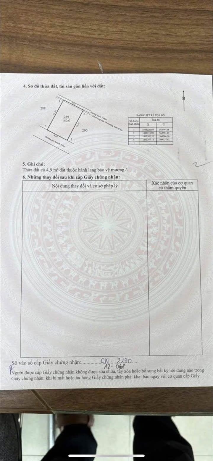 Bán đất Kqh Hải Dương, Huế 150m² - Hướng Nam, View Biển