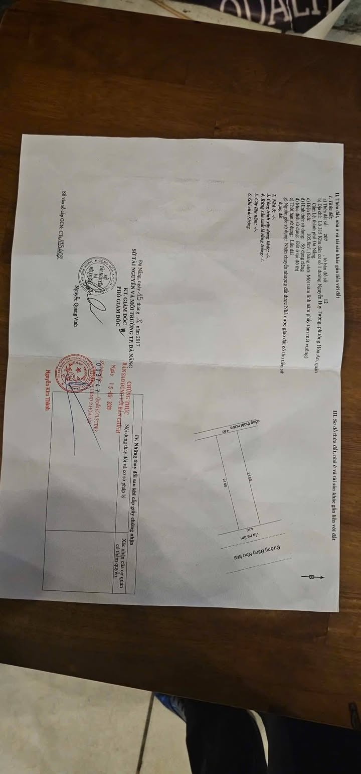 Đất Vàng Đà Nẵng - Cặp Lô Mặt Tiền Đặng Như Mai, 212m², Hướng Đông Giá Tốt