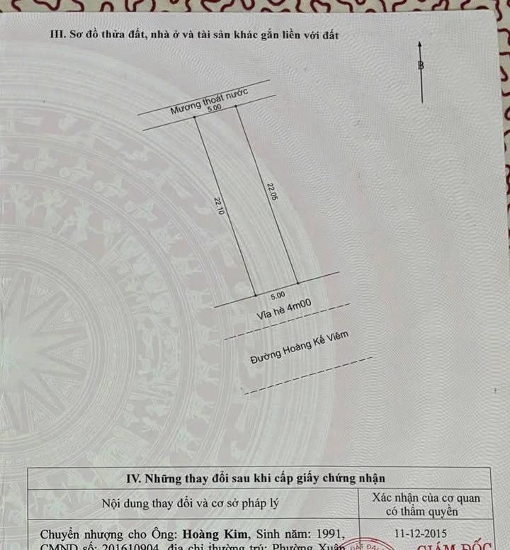 Đất nền Hoàng Kế Viêm 110m² Đà Nẵng - Tiềm năng tăng giá vượt trội!