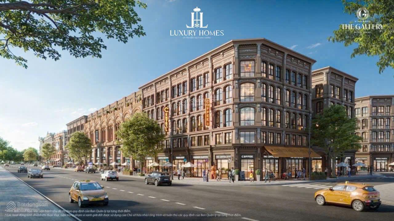 Shophouse Vinhomes Gallery Giảng Võ 120m² - Vị trí đắc địa