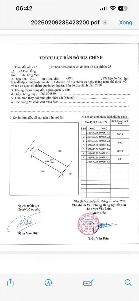 Đất nền F0 Đình Tổ, Hưng Yên - 100m² - Sổ đỏ sẵn, ô tô đỗ cửa