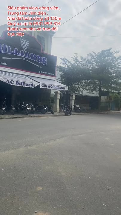 Nhà 3 Tầng 130m² Trung Tâm Vĩnh Điện - View Công Viên, Sẵn Sàng Ở Ngay