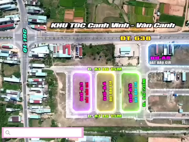 Đất nền mặt tiền ĐT 638 Vân Canh 175m² - Lô kép kinh doanh, đầu tư