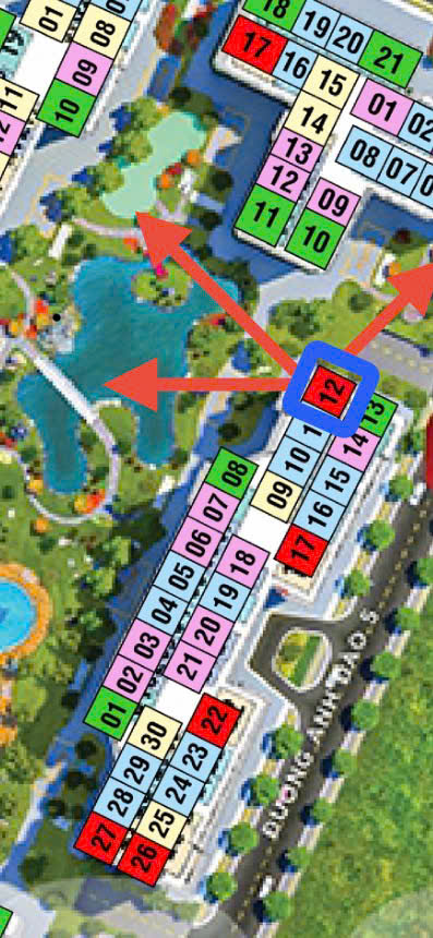 Căn hộ 3PN Vinhomes Grand Park 81.2m² - View Vườn Nhật Độc Đáo