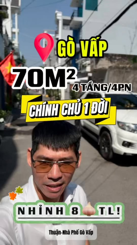 Nhà phố P6 Gò Vấp 70m² nhỉnh 8 tỷ – Ô tô vào tận nhà!