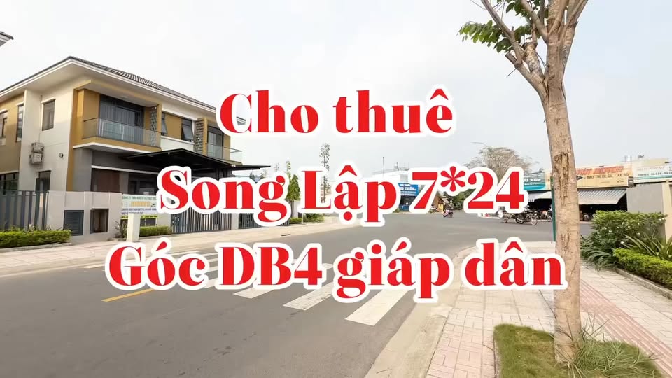 Cho thuê Townhouse SunCasa Central, Thuận An, Bình Dương - Mặt tiền DB4