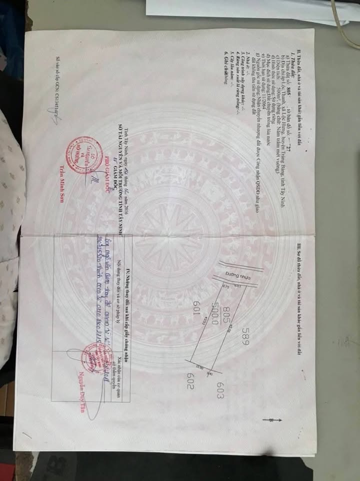 Nhà đất Lộc Hưng Tây Ninh 450m² - Chính chủ bán gấp, 2.2 tỷ!