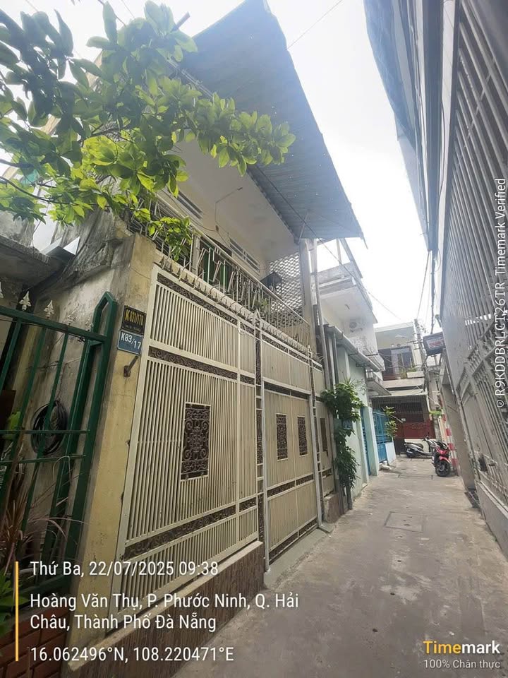 Nhà 2 Tầng Kiệt Hoàng Văn Thụ, Hải Châu - 87m² Vuông Vức, Sẵn Sàng Ở Ngay