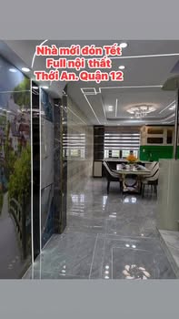 Nhà 5 Tầng Thang Máy, Lê Thị Riêng Q12 - 4PN, Sổ Hồng Riêng