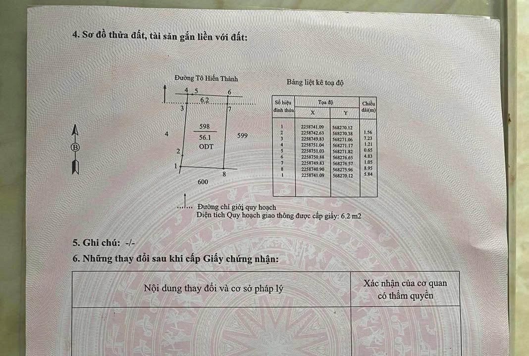 Đất Mặt Tiền Tô Hiến Thành, Nam Định - 56m² Kinh Doanh Đắc Lợi