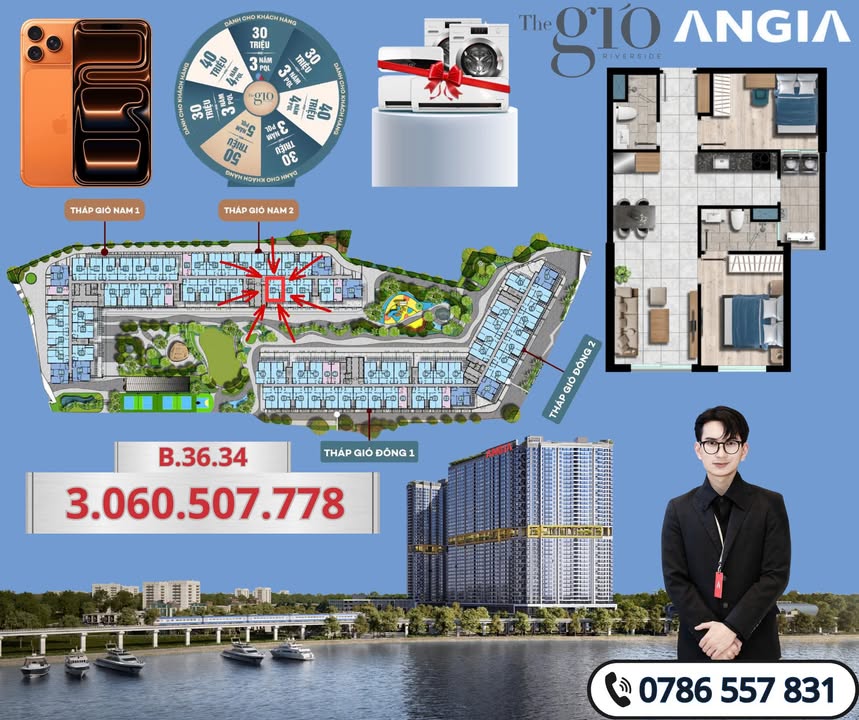 Căn hộ The Gió Riverside 65m² - Cơ hội vàng cuối cùng!