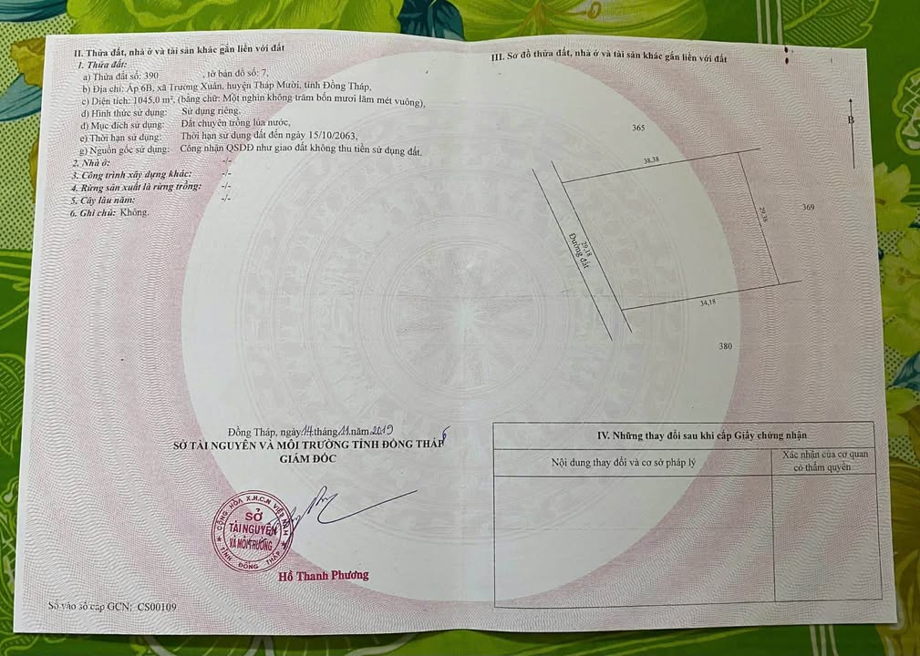 Đất Ruộng Tháp Mười 32.000m² - Giá Đầu Tư 5.4 Tỷ