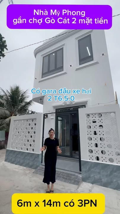 Nhà Góc 2 Mặt Tiền Mỹ Phong, Mỹ Tho - 85m² Đúc Kiên Cố, Giá 2.65 Tỷ