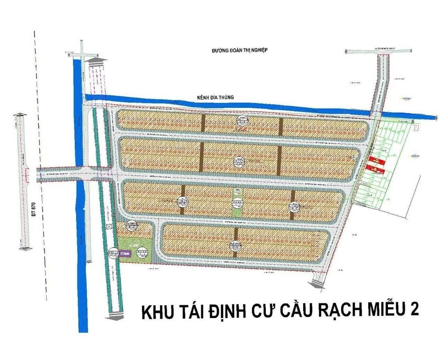 Đất Nền Mỹ Tho - Sổ Đỏ 100m² - Đối Diện KĐT Rạch Miễu 2 - Giá 1.2 Tỷ