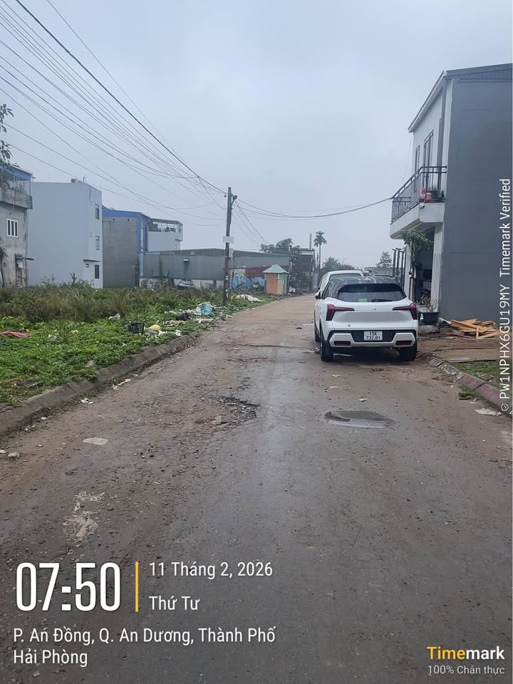 Bán đất Tuyến 1 Văn Cú, An Dương 100m² - Đường 7m, Ô tô tránh