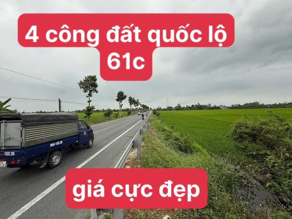 Bán Đất Mặt Tiền Quốc Lộ 61C Ninh Kiều 4330m² - Pháp lý rõ ràng