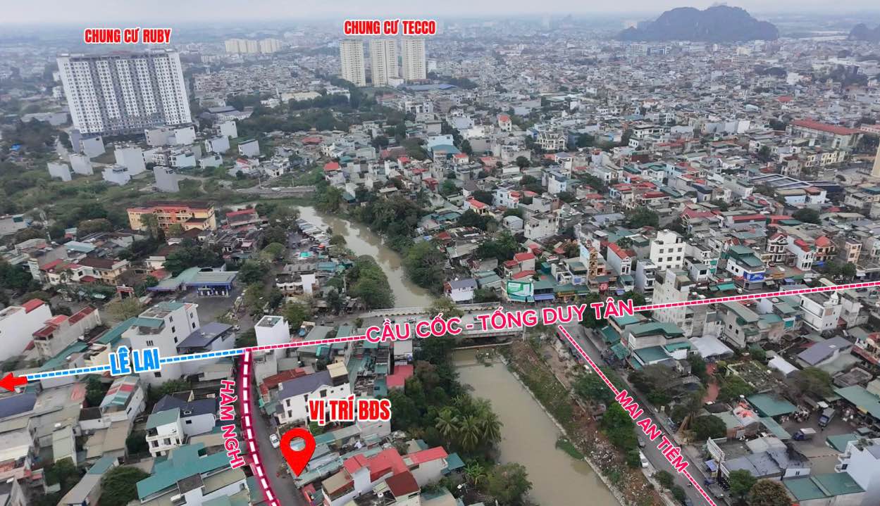 Bán đất mặt tiền Hàm Nghi Đông Hương 124m² - Đường to ô tô kinh doanh đỉnh!