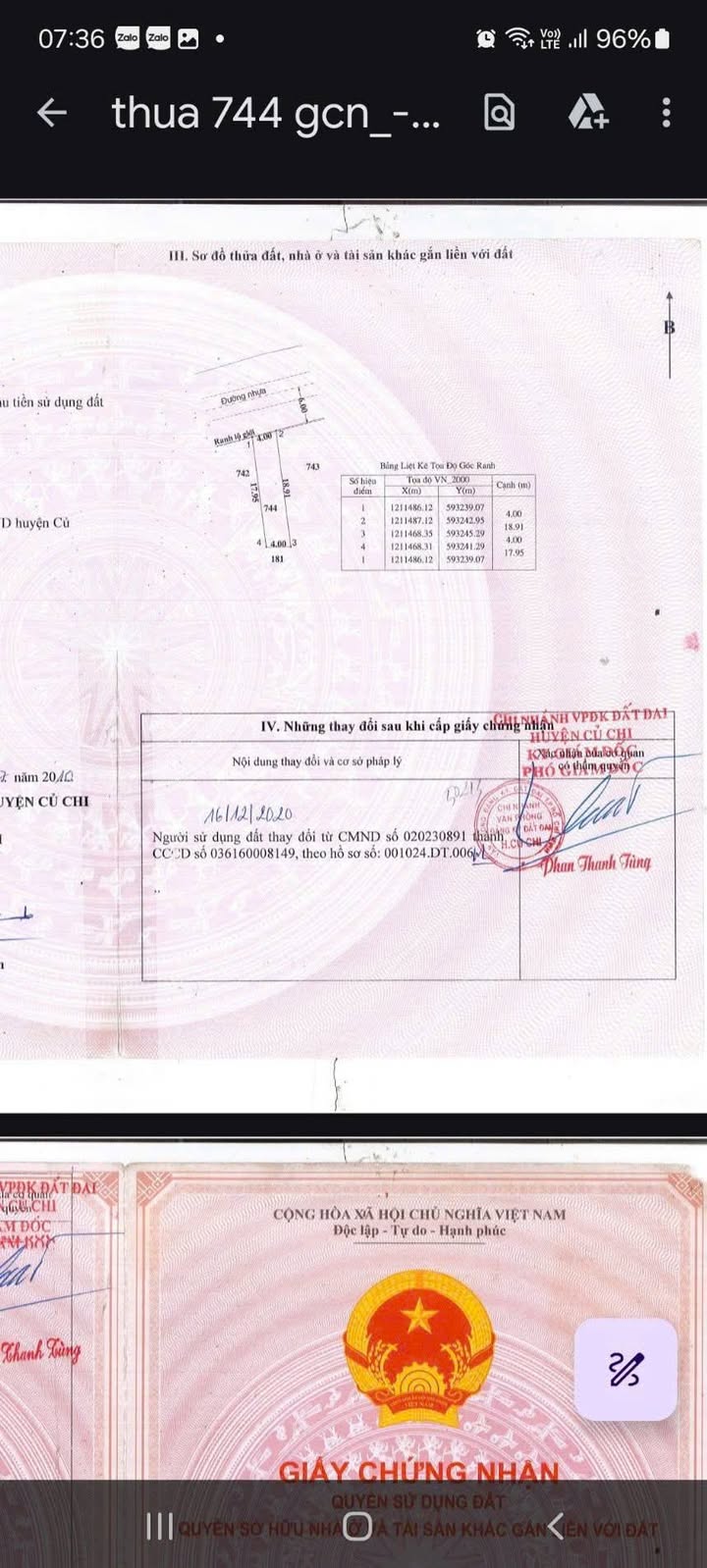 Đất nền Tân Thạnh Đông Củ Chi 75.6m² - Sổ hồng riêng, Full thổ cư