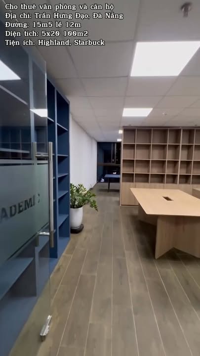 Văn phòng cho thuê Trần Hưng Đạo, Sơn Trà - View sông, Cầu Rồng - 18 Triệu/tháng