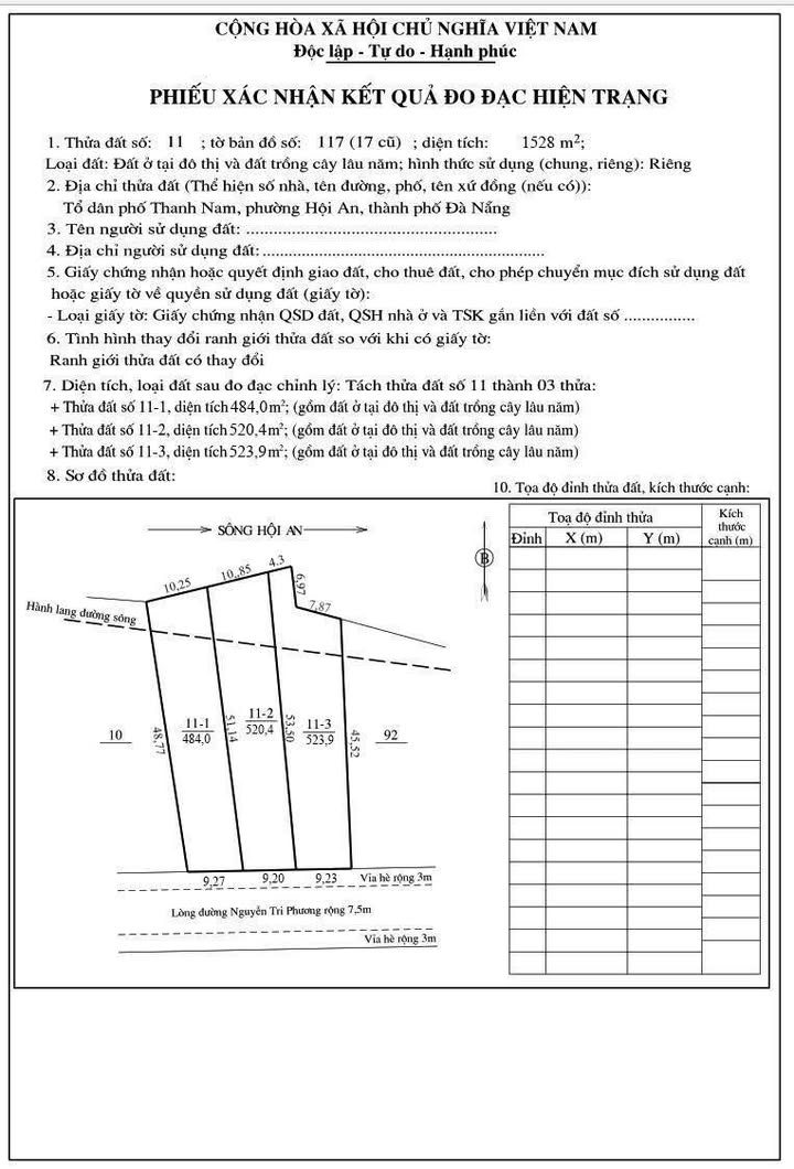 Đất nền Nguyễn Tri Phương Hội An 1528m² - Sổ đỏ chính chủ, nở hậu!
