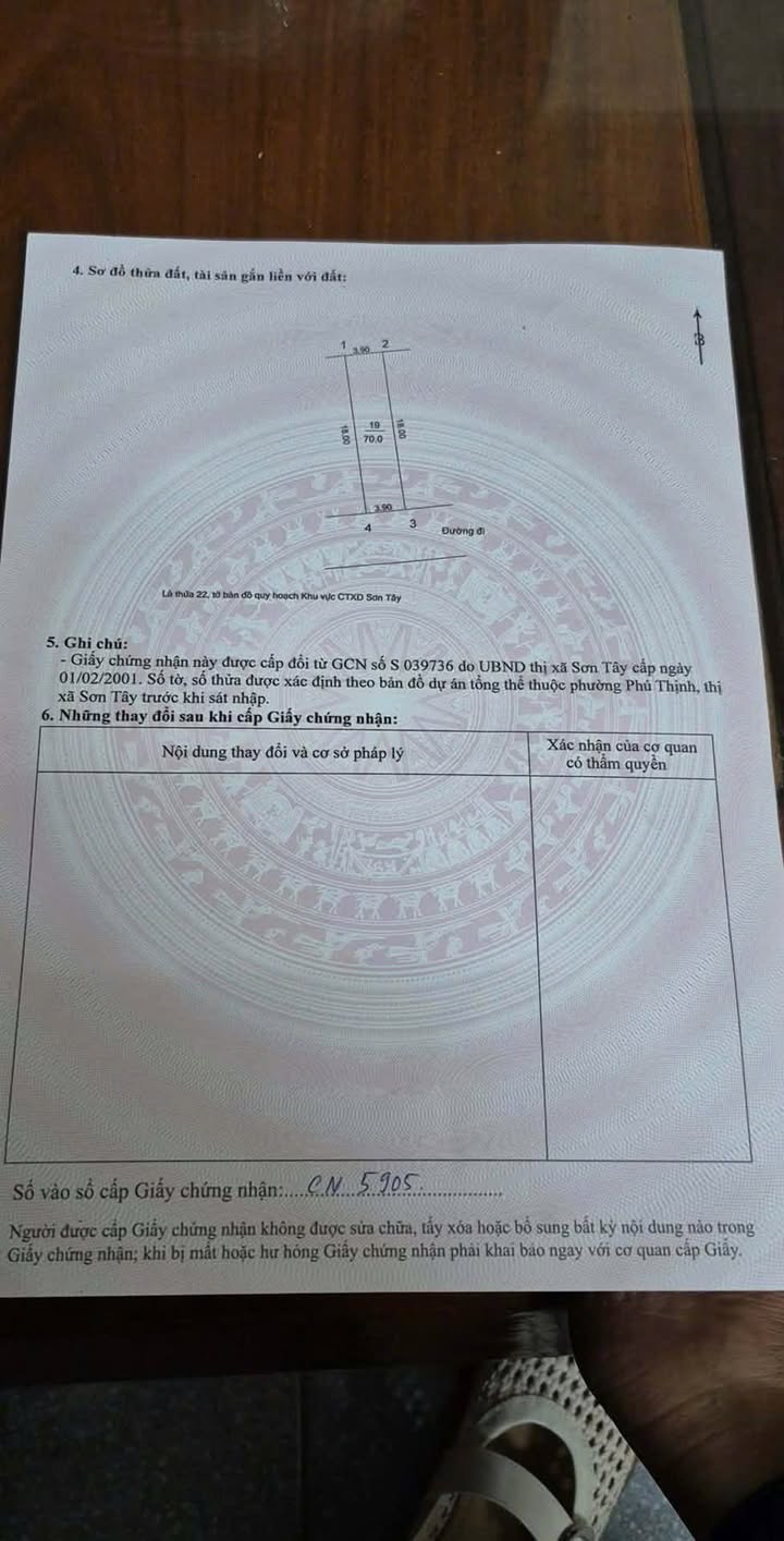 Đất nền Phú Hà, Sơn Tây 70m² - Pháp lý rõ ràng, tiềm năng tăng giá