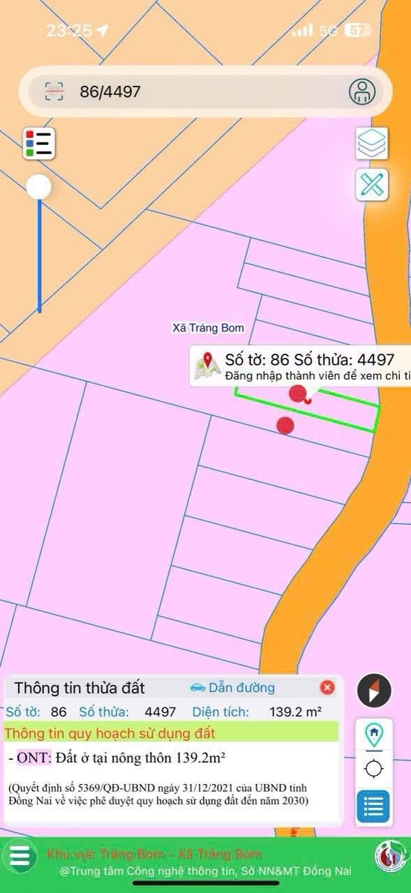 Đất vườn Trảng Bom 1500m² giá 2 tỷ - Sổ đỏ chính chủ, tiềm năng cực lớn!