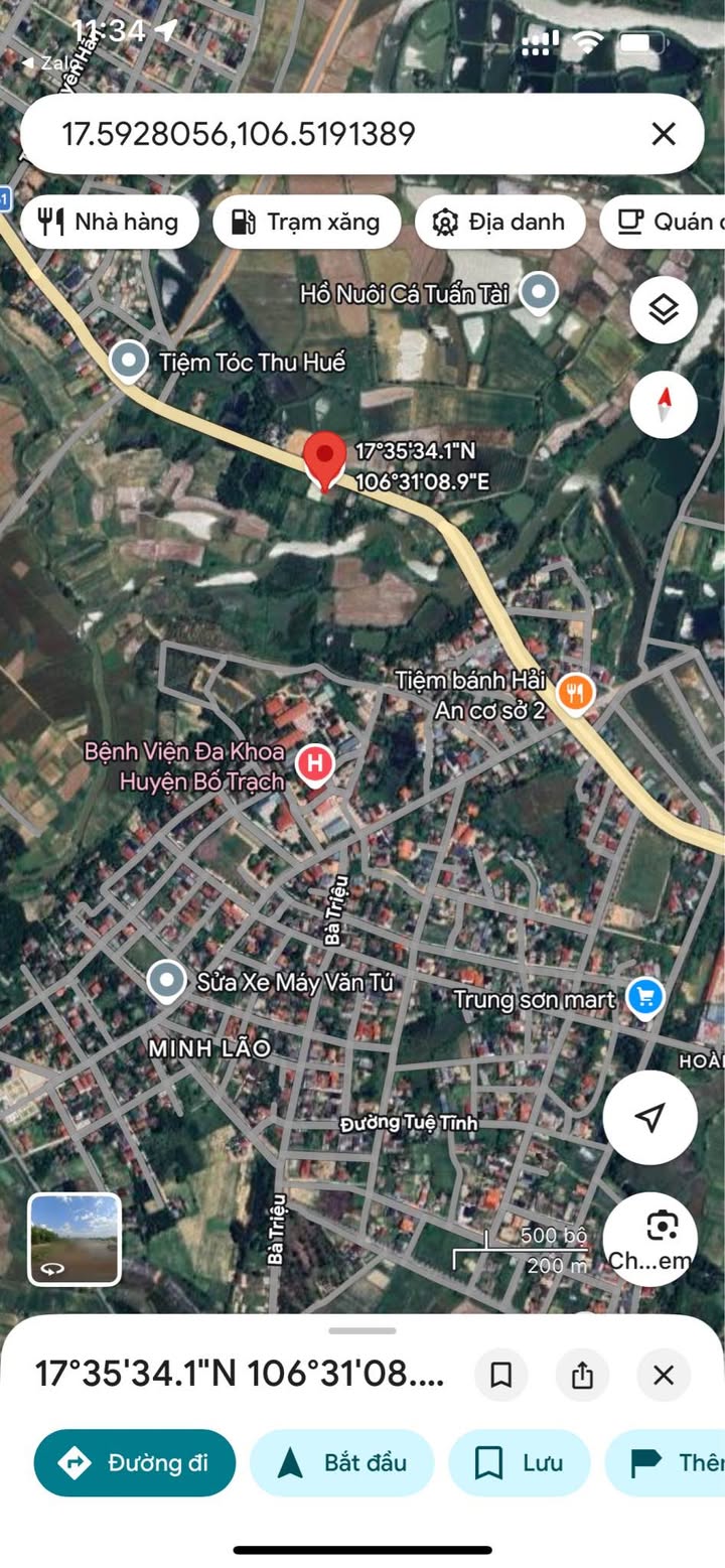 Đất nền Hoàn Lão 600m² giá 4 tỷ - Vị trí đắc địa 2 mặt tiền!