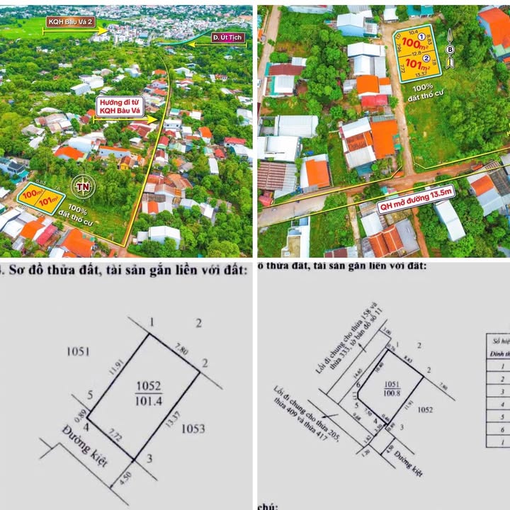 Đất nền An Tây, Huế 100m² - Sổ đỏ chính chủ!