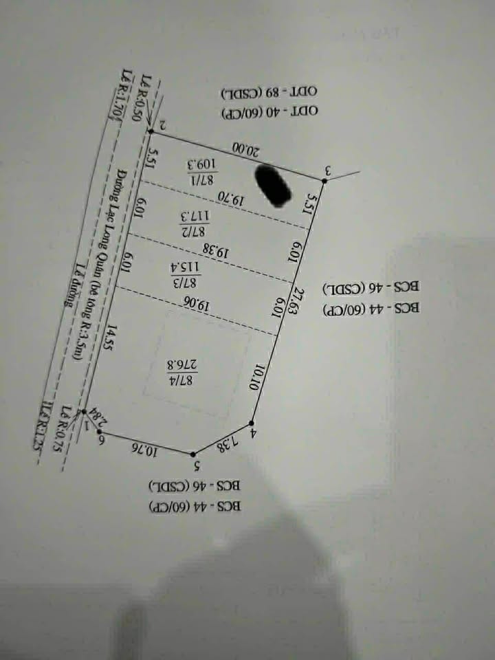 Đất nền Sổ hồng 110m² Lạc Long Quân, Nam Phước - Giá 6xx triệu