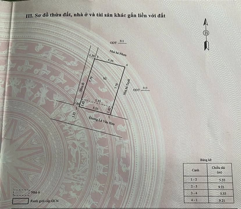 Nhà Mặt Tiền Lê Văn Hưu, Quy Nhơn - 51m², 2 Tầng, Giá 2.8 Tỷ