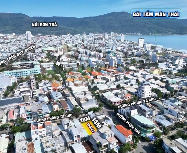 Đất nền Phùng Tá Chu Sơn Trà 140m² hơn 20 tỷ - Vị trí vàng gần biển!