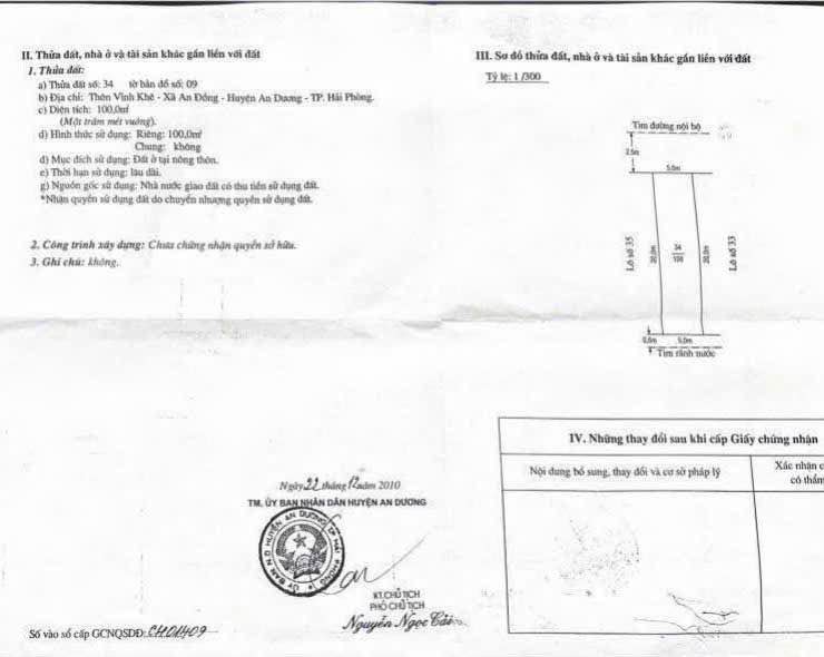 Đất nền Vĩnh Khê - An Đồng 100m² - Sổ đỏ chính chủ, giá 3 tỷ